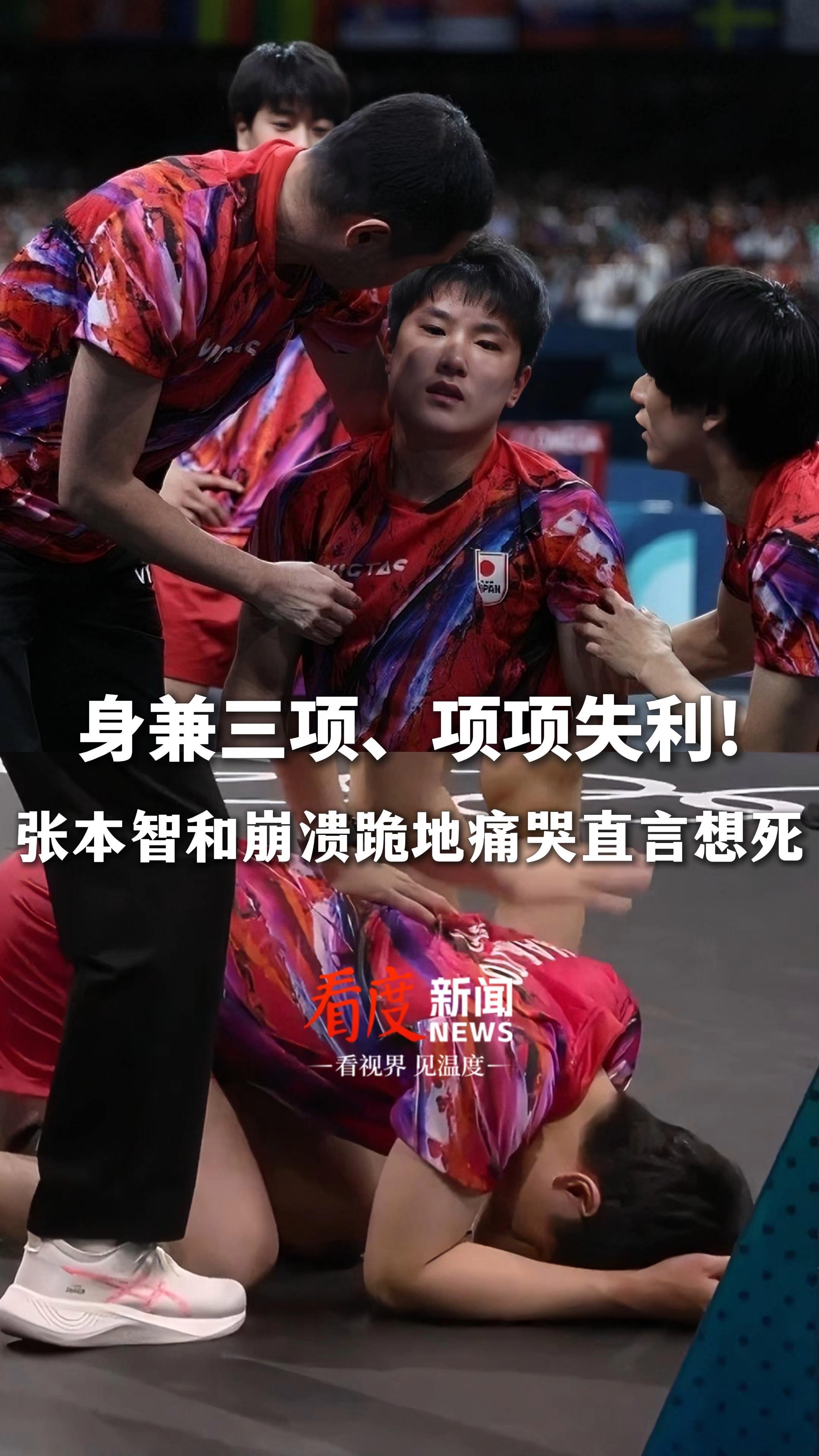 包含法国乒乓球队血洗中国乒乓球队，张本智和爆发神勇的词条